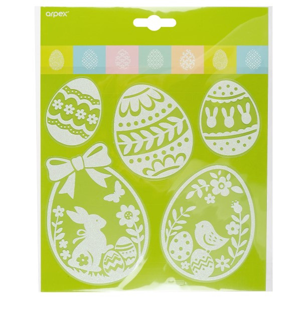 Ażurowe naklejki z brokatem Wielkanoc Arpex